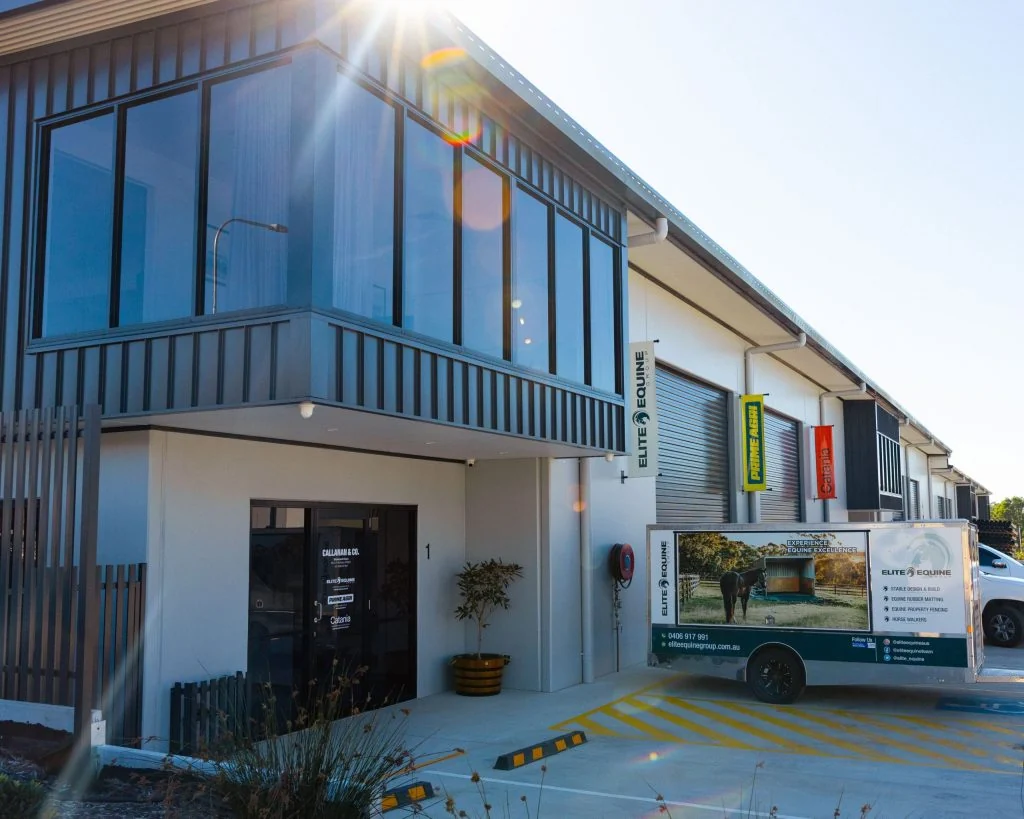 The Elite Equine Group showroom and office